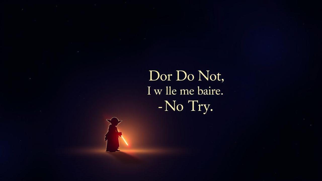 Master Yoda Try Quotes