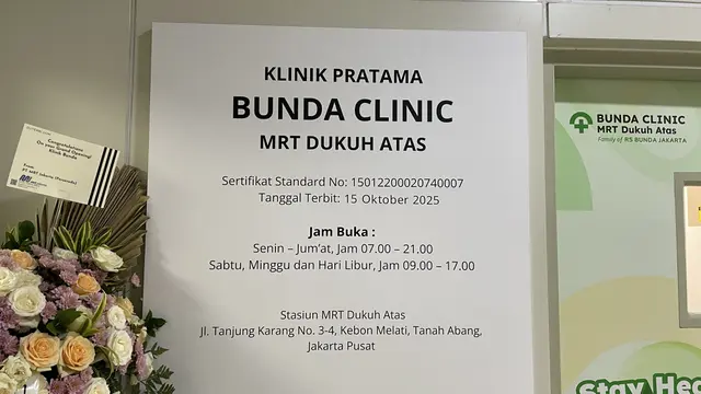 Bunda Clinic Hadir di Stasiun MRT Dukuh Atas, Warga Sambut Positif