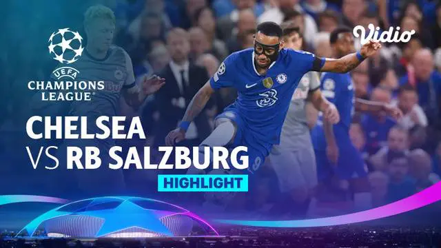Berita video highlights matchday kedua Grup E Liga Champions 2022/2023 antara Chelsea melawan Salzburg yang berakhir dengan skor 1-1, di mana Graham Potter melakoni laga perdananya bersama The Blues, Kamis (15/9/2022) dinihari WIB.