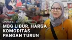 Harga sejumlah komoditas pangan di pasar tradisional Kota Tegal, Jawa Tengah, turun dalam sepekan terakhir. Pedagang menilai, kondisi ini dipicu adanya kebijakan pemberhentian operasional Program Makan Bergizi Gratis (MBG) saat libur sekolah.
