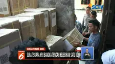 Sebanyak 1 koli atau 1.000 surat suara DPR milik KPU Kabupaten Bangka Barat salah kirim ke kantor KPU Bangka Tengah.