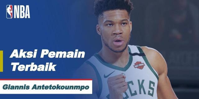VIDEO: Melihat Aksi Keren Giannis Antetokounmpo Saat Milwaukee Bucks Kalahkan Washington Wizards di NBA