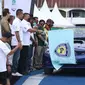 Pembukaan Danau Toba Kejurnas Rally 2022 di Terminal Sosor Saba, Parapat, Jumat, 5 Agustus 2022