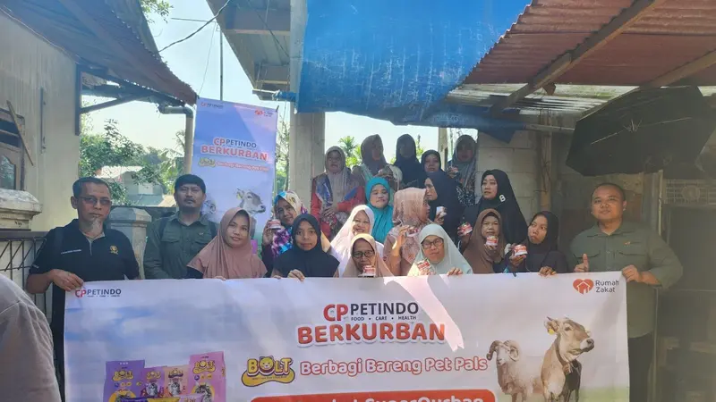 Dalam rangka memperingati Hari Raya Idul Adha, produsen pakan hewan dengan produk unggulan BOLT CPPETINDO berkolaborasi dengan Rumah Zakat menyalurkan lebih dari 1.000 paket kurban kepada keluarga pra-sejahtera di berbagai wilayah Indonesia.
