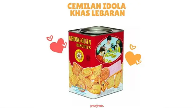 Banyak kejadian tak terduga saat orang-orang ingin menyantap makanan dari kaleng kue Lebaran.