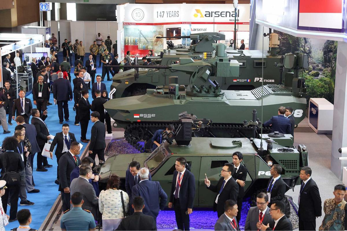 FOTO: Intip Beragam Alutsista Canggih di Ajang Indo Defence 2025