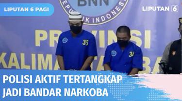 BNNP Kalimantan Barat menangkap seorang polisi aktif bersama rekannya yang tengah berusaha melakukan penyelundupan narkoba di kawasan perbatasan Indonesia-Malaysia. Tersangka yang merupakan polisi aktif sedang dikenakan sanksi pelanggaran kode etik.