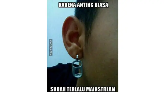 6 Bentuk Anting Ini Tak Biasa, Nyeleneh Banget