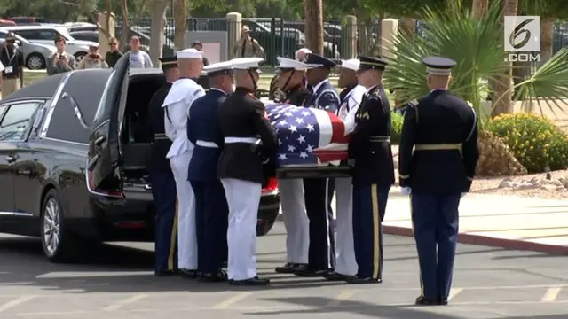 VIDEO: Pemakaman John McCain Dihadiri Ribuan Warga AS