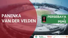 Gelandang Bali United, Nick van der Velden menentukan kemenangan Bali United dengan penalti panenka.