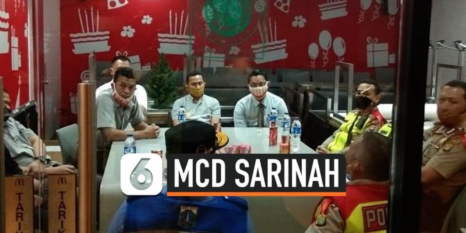 VIDEO: Viral Kerumunan di McD Sarinah, Satpol PP Tak Beri Sanksi