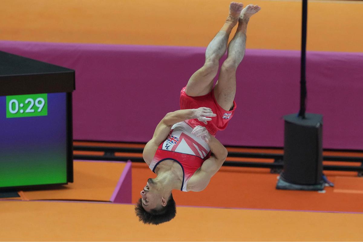 FOTO: Bertabur Bintang,  Juara Olimpiade dan Dunia Warnai Kualifikasi Kejuaraan Dunia Gimnastik 2025 di Jakarta