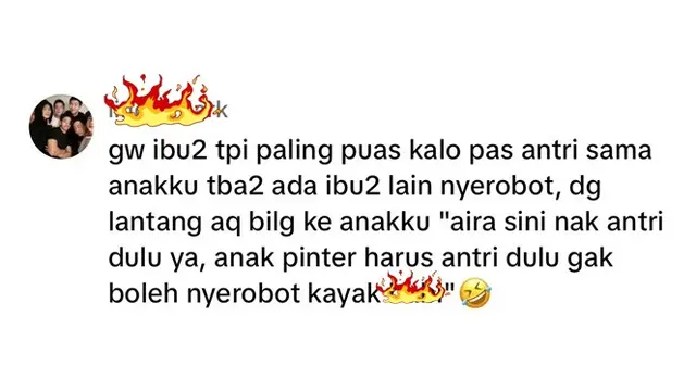 6 Cerita Netizen ketika Antreannya Diserobot Emak-Emak Ini Kocak