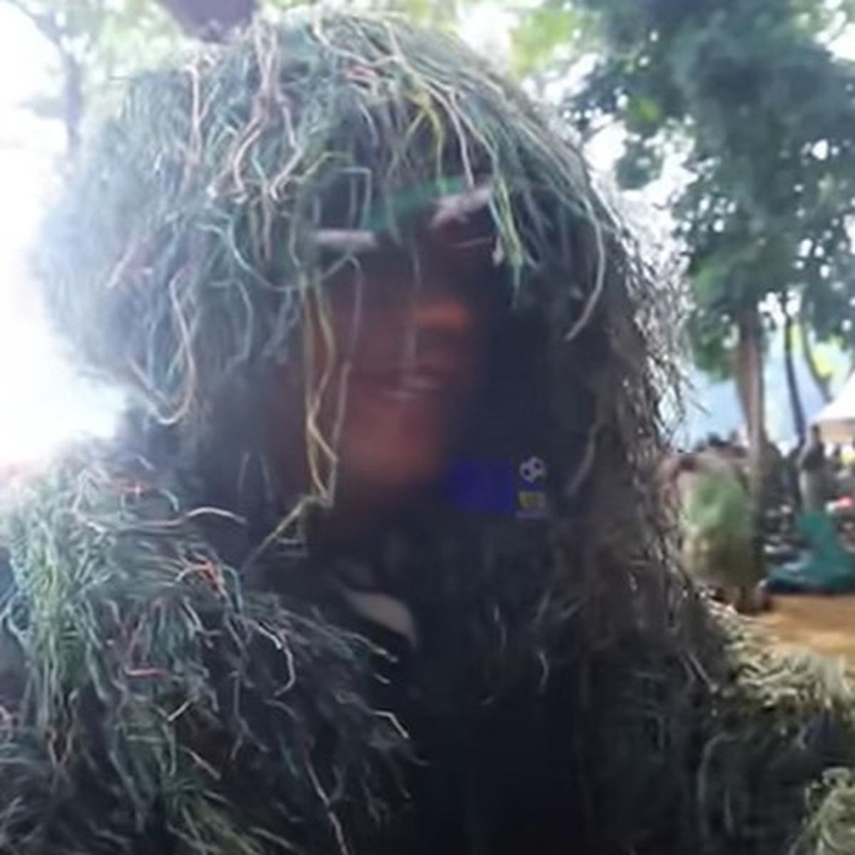 Ghillie Suit & Panas Seperti Neraka, 334 Sniper TNI Unjuk Gigi di HUT ke-80 'Aman,Enjoy'