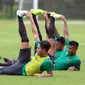 Seleksi Latihan Timnas Indonesia U-22. (Liputan6.com/Helmi Fithriansyah)