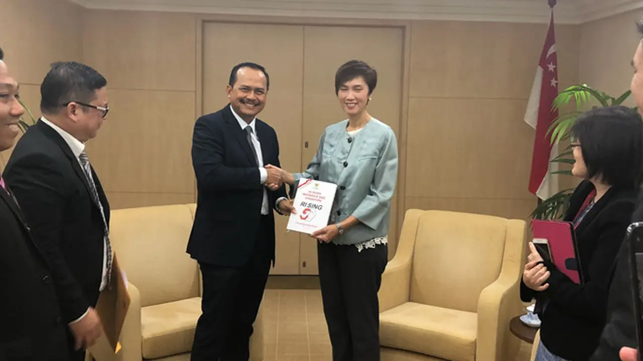 Dubes Ngurah Swajaya dan Menaker Singapura