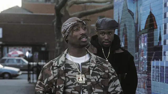 Tupac Shakur and Wood Harris in Above the Rim (1994)