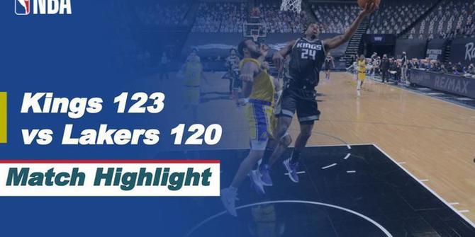 VIDEO: Highlights NBA, LA Lakers Menelan Kekalahan di Kandang Sacramento Kings 120-123