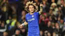 4. David Luiz, bek berkebangsaan Brasil ini membela Chelsea selama empat musim. Dirinya diboyong PSG dari kota London dengan mahar senilai 37,13 juta poundsterling. (AFP/Glyn Kirk)
