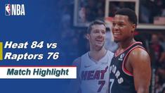 Berita Video Highlights NBA 2019-2020, Miami Heat Vs Toronto Raptors 84-76