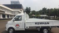 Penampakan mobil bak terbuka Esemka milik Kementerian Pertahanan. (Radityo Priyasmoro/Liputan6.com)