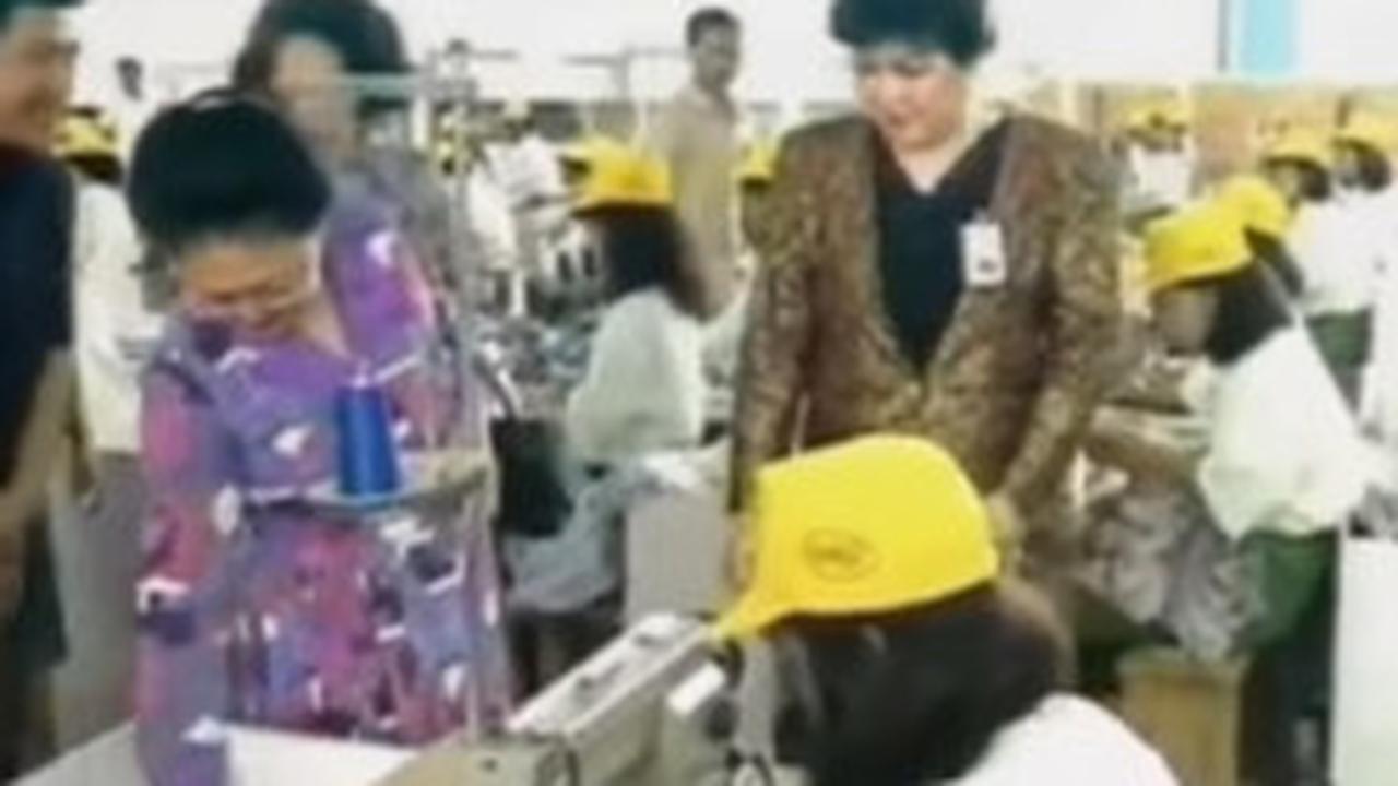 Momen Lawas Presiden Soeharto Resmikan Pabrik Sritex