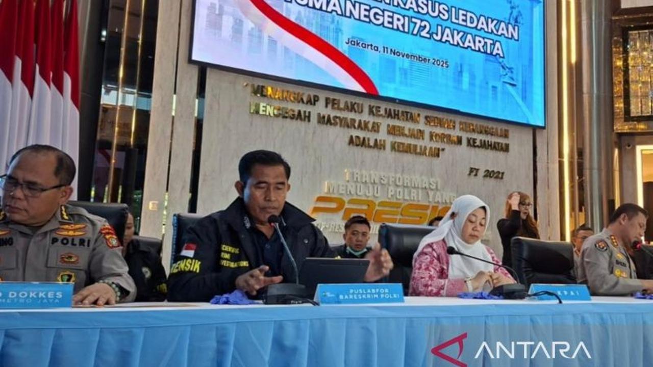 Polisi Temukan Bahan Peledak di Rumah Terduga Pelaku Ledakan SMAN 72 Jakarta