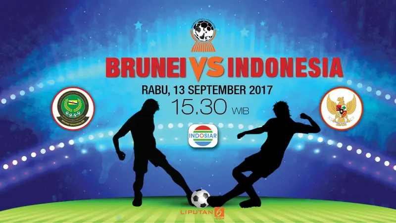 Banner Piala AFF U-18 Brunei vs Indonesia
