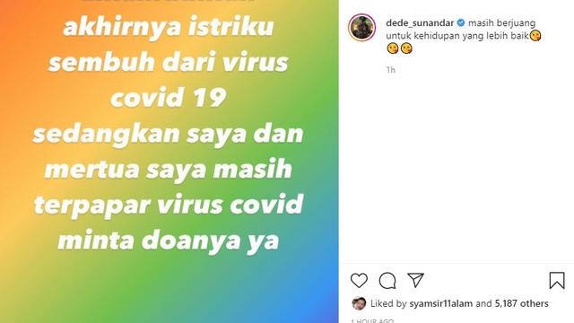 Dede Sunandar (Foto: Instagram/@dede_sunandar)