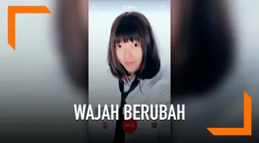 Dalam video yang sedang viral, seorang wanita menggunakan filter kamera yang membuat wajah aslinya berubah drastis. Sampai-sampai bikin pangling!