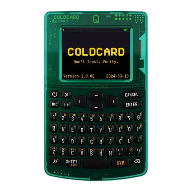 Coldcard, dompet perangkat keras (hardware wallet) khusus Bitcoin buatan perusahaan Coinkite. (Dok store.coinkite.com)