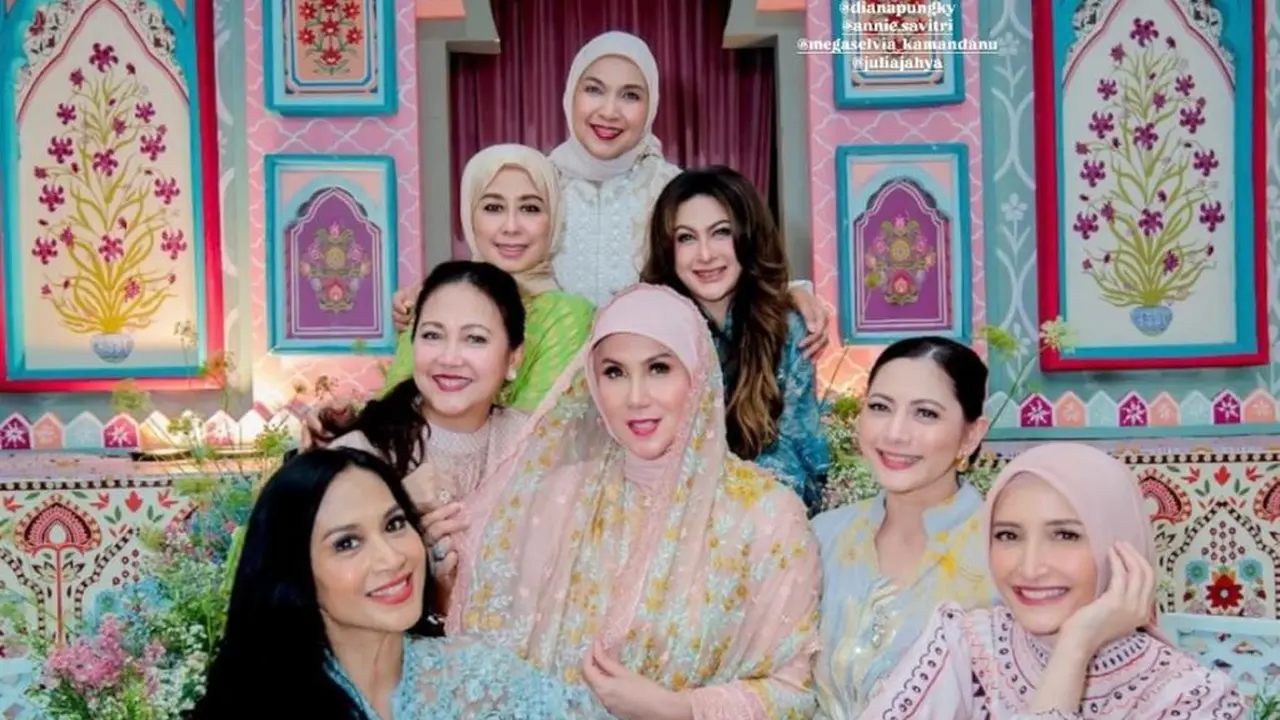 Gaya Warna-Warni Artis Senior di Pesta Ulang Tahun ke-49 Marini Zumarnis, Cut Keke hingga Diah Permatasari