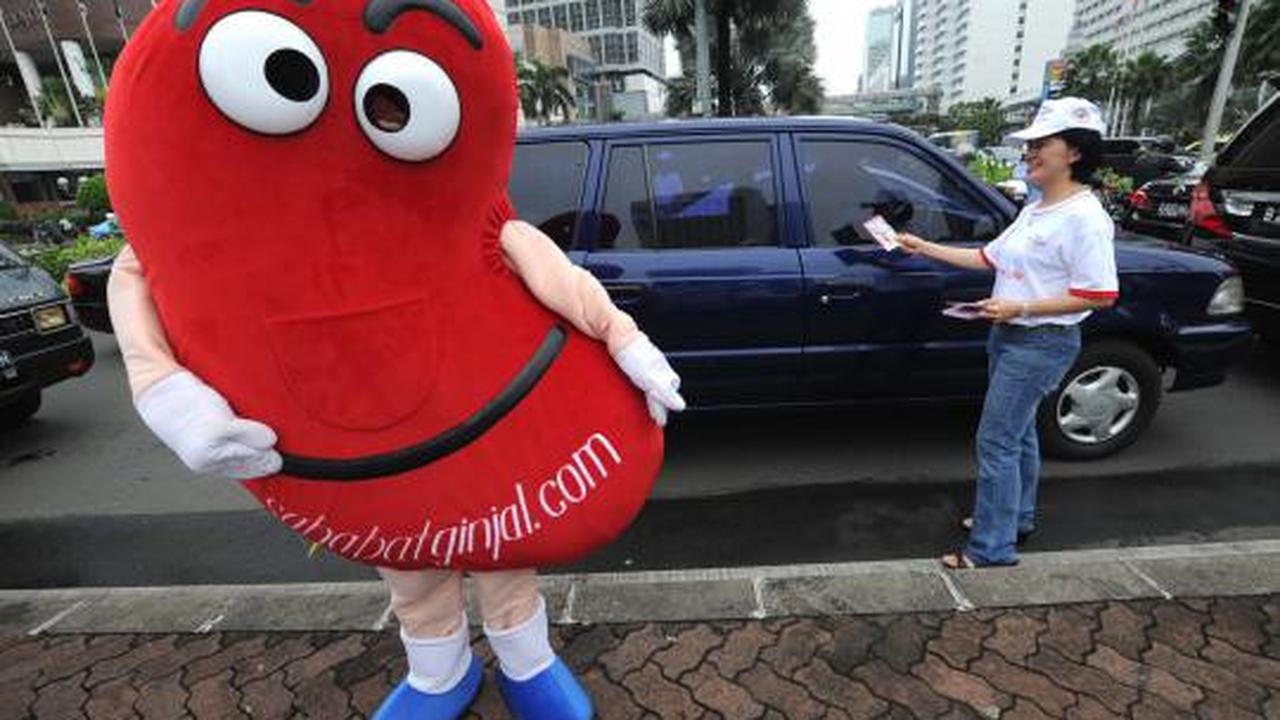 Kampanye ginjal sehat di Bundaran HI