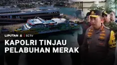 Kapolri meninjau kesiapan Pelabuhan Merak menyambut arus mudik lebaran 2026.