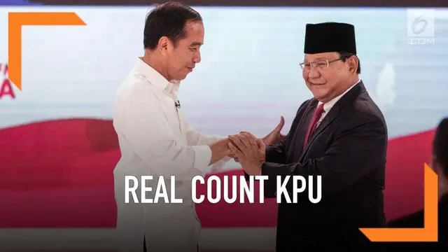 KPU terus melakukan rekapitulasi jumlah suara dalam pilpres 2019. Hingga kini sudah hampir 55% suara nasional yang dihitung. Siapa sementara memimpin?