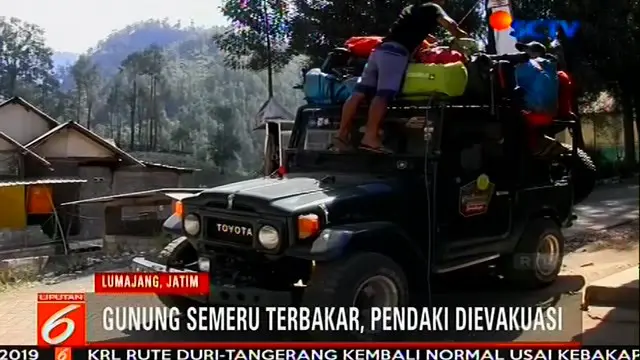 Balai Besar Taman Nasional Bromo Tengger Semeru (BBTNBTS) menutup kegiatan pendakian ke Gunung Semeru, Jawa Timur, mulai Minggu (22/9/2019).