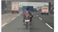 Fakta Video Viral RX King Melaju di Tol Jagorawi