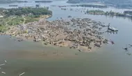 Perkampungan yang Tenggelam di Bendungan Karian Muncul Lagi