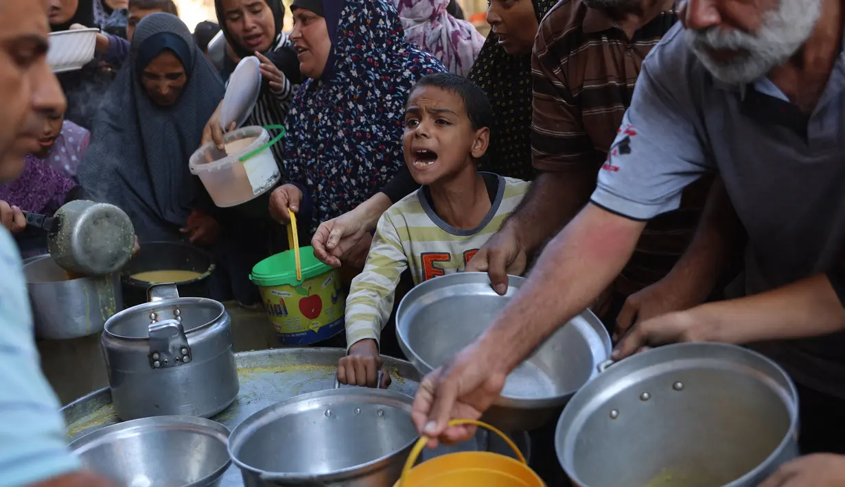 Selama 11 hari beruntun, agresi militer Israel menyasar wilayah Jabalia dan daerah sekitarnya. (Omar AL-QATTAA/AFP)