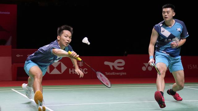 Foto: Kalahkan Pasangan Emas Olimpiade Tokyo 2020, Ini Dia Aksi Minions yang Berhasil Melaju ke Babak Final BWF World Tour Finals 2021