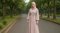 8 Tips Styling Gamis Kepanjangan untuk Idul Adha 2025, Tampil Lebih Gaya