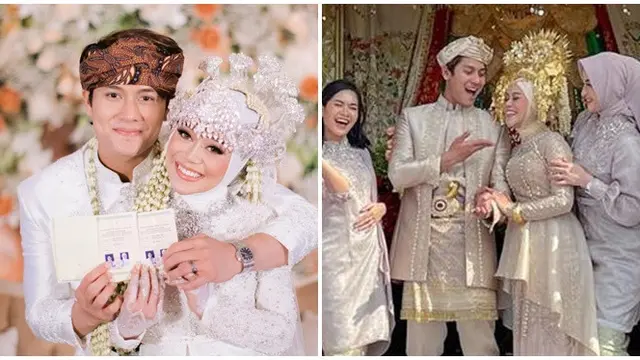 5 Pasangan Artis Ini Usung Dua Tema Adat saat Pernikahan, Memukau