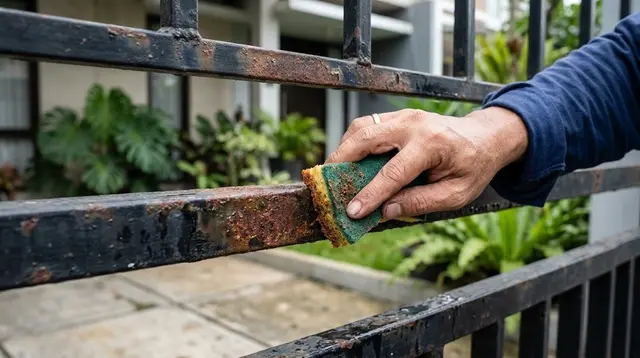 Cara Menghilangkan Karat Ringan pada Pagar dengan Bahan Dapur, Cuma Dengan 4 Bahan