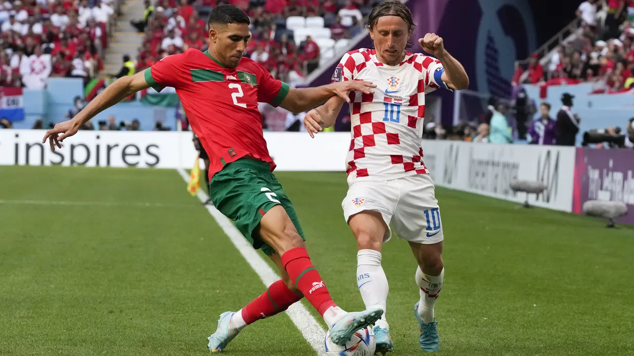 Duel sengit Kroasia melawan Maroko di Piala Dunia 2022 berakhir tanpa pemenang