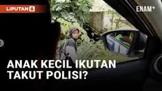 Takut? Anak Kecil Tegas Tolak Tawaran Tumpangan dari Polisi