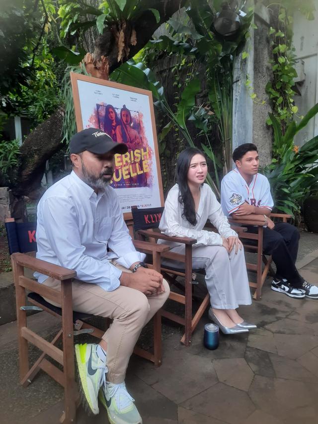 Konferensi pers film Cherish and Ruele di Jakarta, Rabu (8/2/2023).