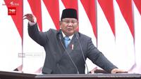 Presiden Prabowo Subianto dalam pidato perdana pada Rapat Paripurna DPR ke-19 Masa Persidangan V Tahun Sidang 2025-2026 di Gedung Nusantara MPR/DPR/DPD, Jakarta, Rabu (20/5/2026). (Tangkapan Layar YouTube Sekretariat Presiden)