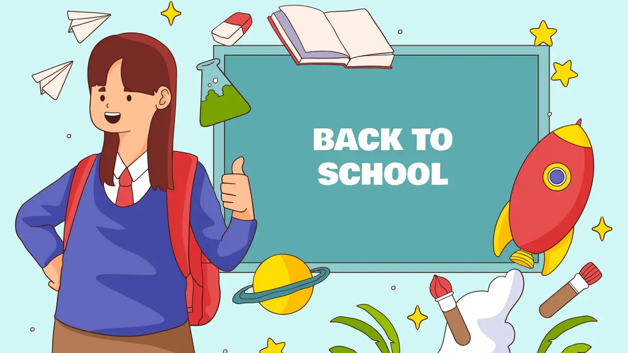 Ilustrasi kembali ke sekolah