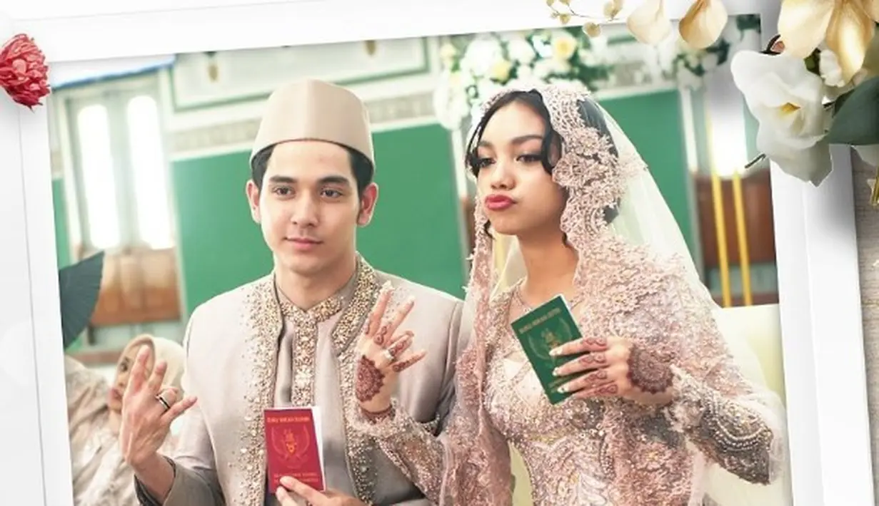 Momen Naura Ayu dan Fadi Alaydrus menikah di sebuah series menjadi perhatian [Instagram/naura.ayu]