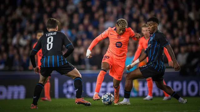 Club Brugge Draws 3-3 with Barcelona in the Champions League, Lamine Yamal's Performance in the Spotlight